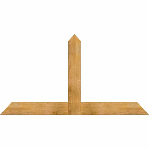 Ekena Millwork Portland Rough Sawn Timber Gable Bracket, Western Red Cedar, 72"W x 39"H x 6"D x 6"F, 13/12 Pitch GBW072X39X0606POR00RWR - main